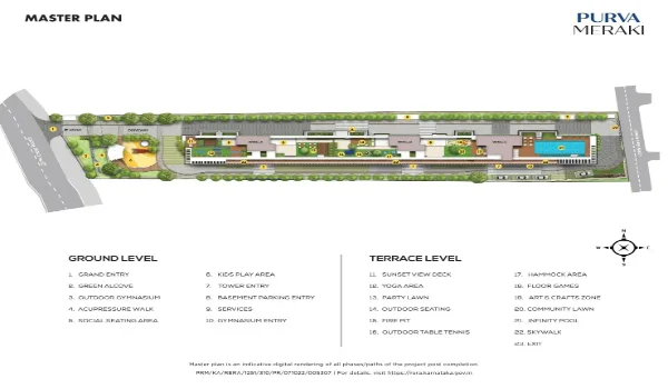 Featured Image of Purva Meraki Master Plan
