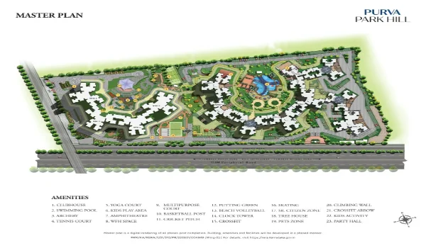 Featured Image of Purva Park Hill Master Plan