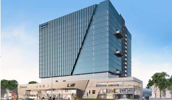 Exterior view of Purva Business Park - Modern Office Space in Bangalore